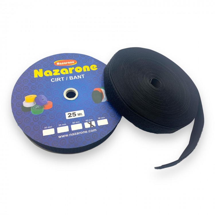 CIRT BANT(ÇİFT) 4CM 25MT SİYAH
