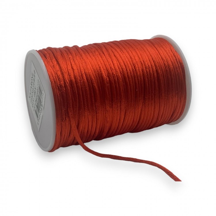 FLOŞ İP (SIÇAN KUYRUĞU) 2MM-91MT-KIRMIZI