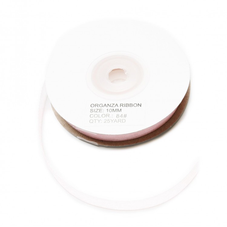 ORGANZE KURDELE 1CM/23MT-PEMBE(503)