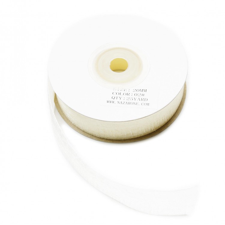 ORGANZE KURDELE 2CM-23MT-KREM(103)