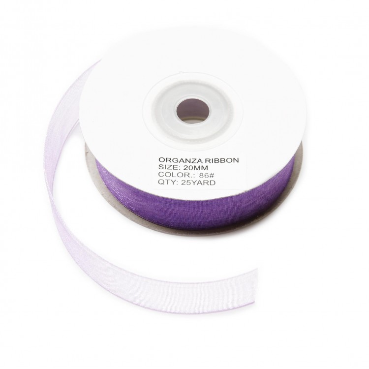 ORGANZE KURDELE 2CM-23MT-LİLA(805)