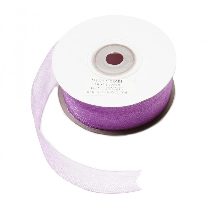 ORGANZE KURDELE 3CM-23MT-LİLA(805)