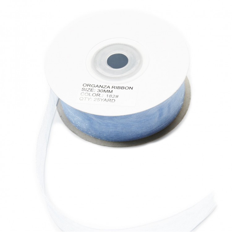 ORGANZE KURDELE 3CM-23MT-MAVİ(1206)