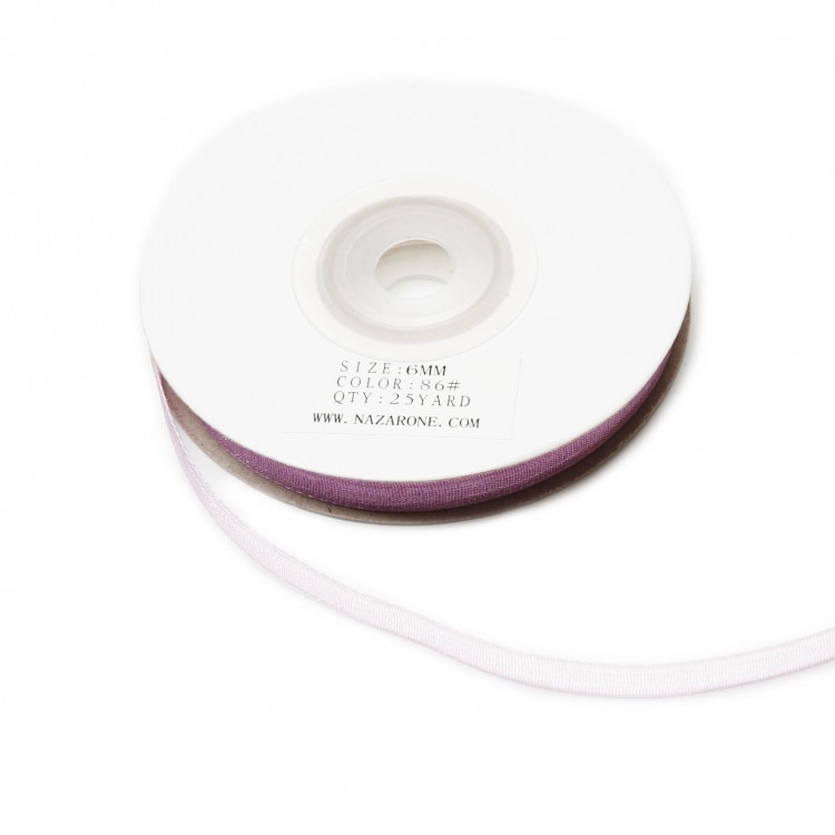 ORGANZE KURDELE 6MM/23MT-LİLA(805)
