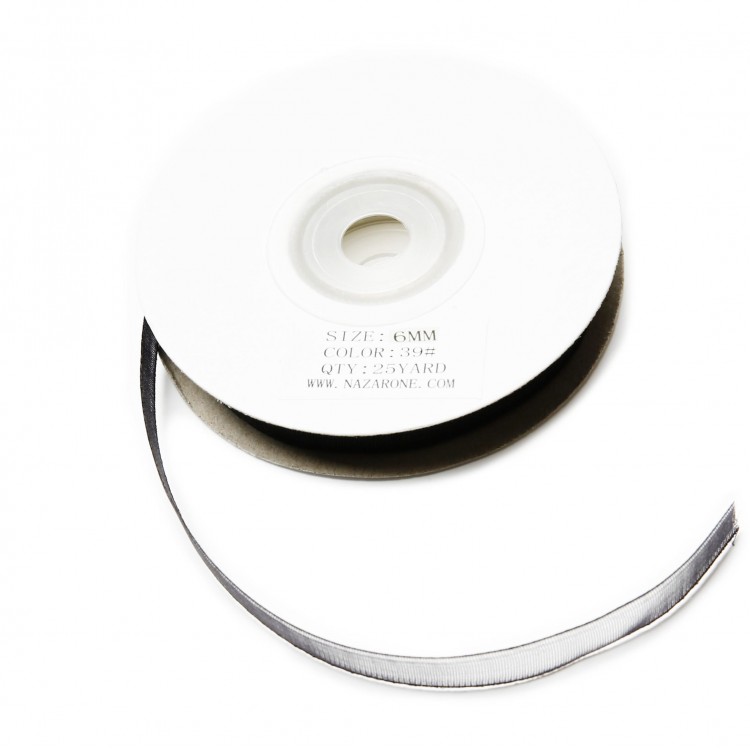 ORGANZE KURDELE 6MM/23MT-SİYAH(1812)