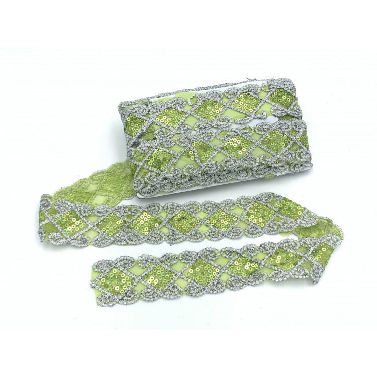 ORGANZE PUL DANTEL 3545(951) 13,5MT-YEŞİL