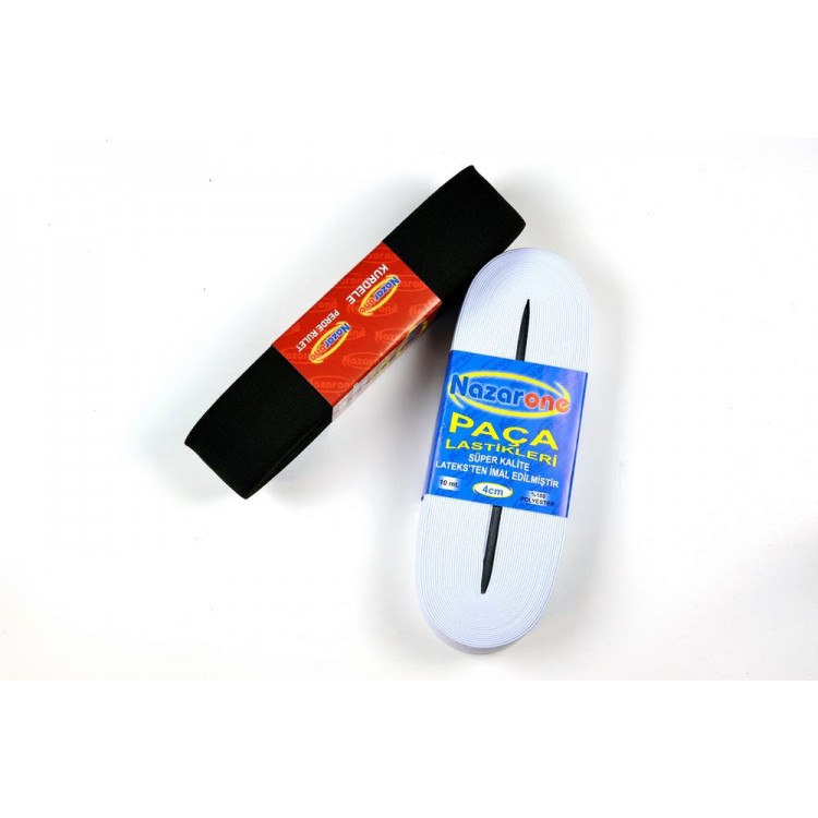 PAÇA LASTİK 4CM SİYAH