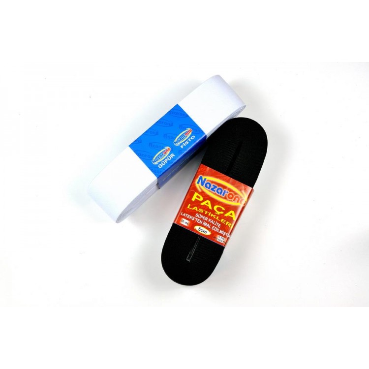 PAÇA LASTİK 5CM SİYAH