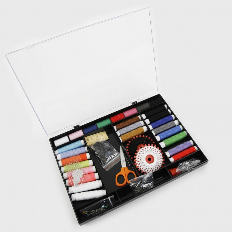 PLASTİK KUTU DİKİŞ İPLİK SETİ - 13055