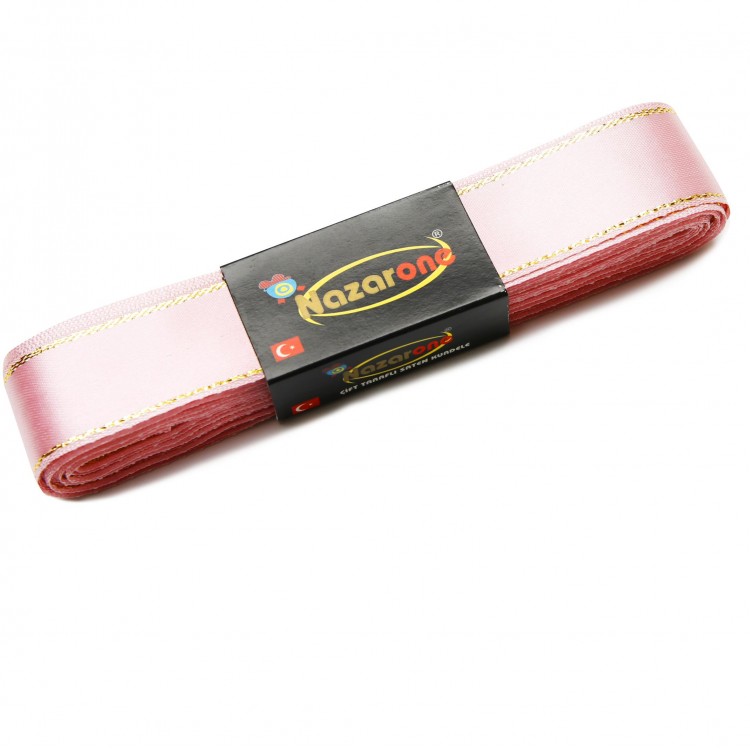 SATEN SİMLİ KURDELE 3CM-10MT-PEMBE(503)