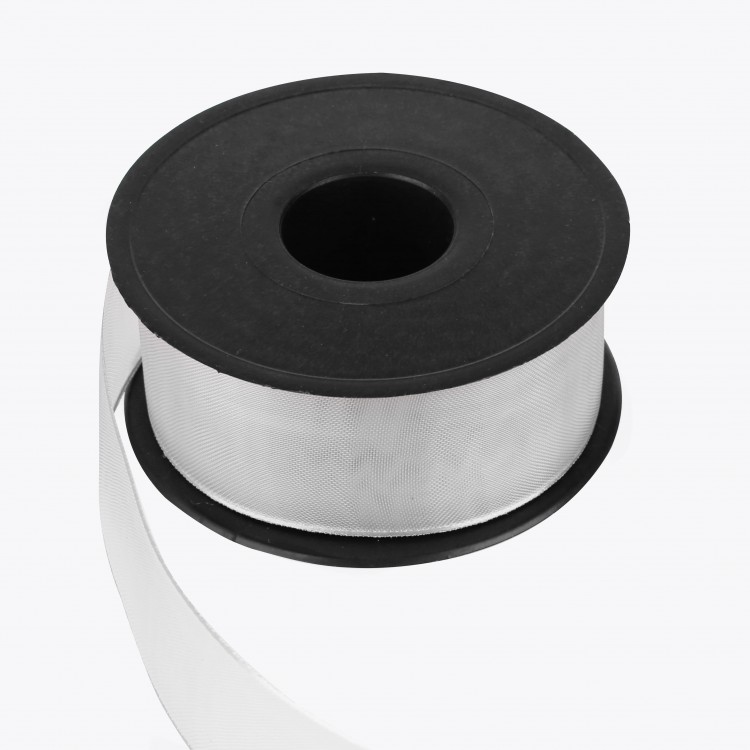 ŞİFON KURDELE 4CM-20MT-BEYAZ(101)