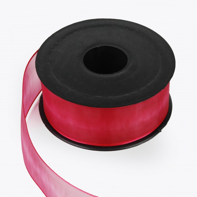 ŞİFON KURDELE 4CM-20MT-FUŞYA(803)