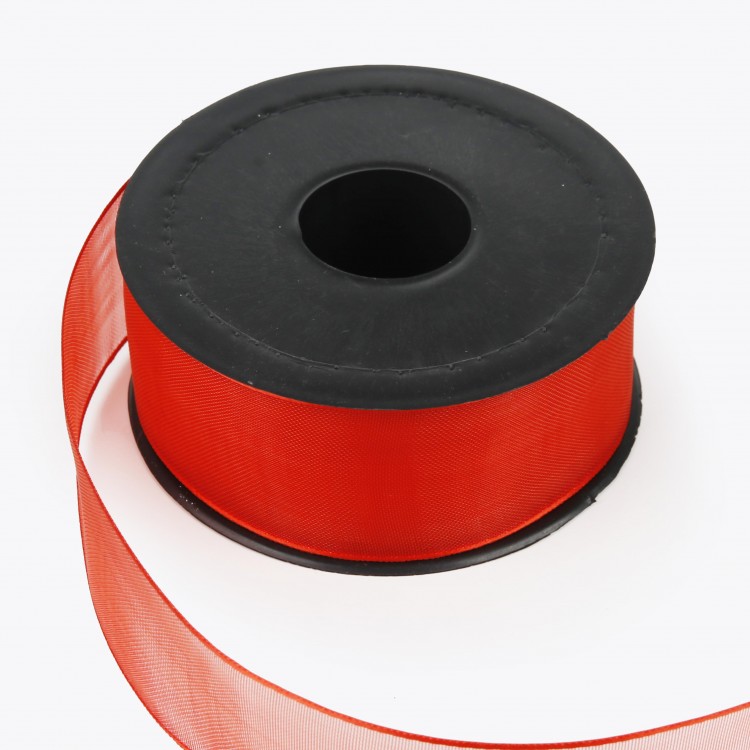 ŞİFON KURDELE 4CM-20MT-KIRMIZI(1102)