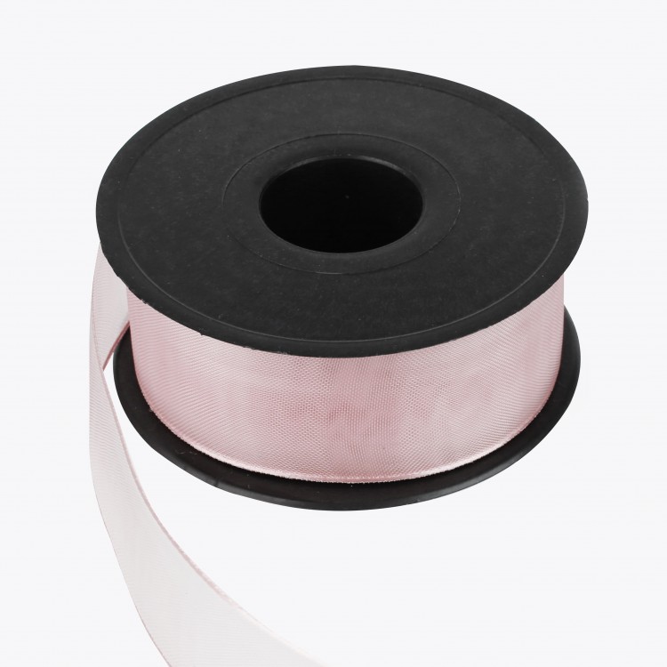ŞİFON KURDELE 4CM-20MT-PEMBE(503)