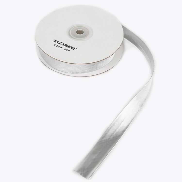 SİMLİ BİYE 2CM-25MT- TENEKE GÜMÜŞ
